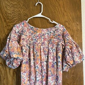 Floral Multicolor Women's Top